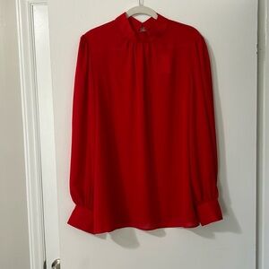 Lipsy London red blouse